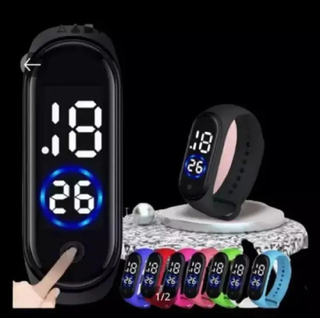 Waterproof LED Kids Watch – Boys & Girls, Black