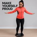 Black twister core fat burning disc for home workout