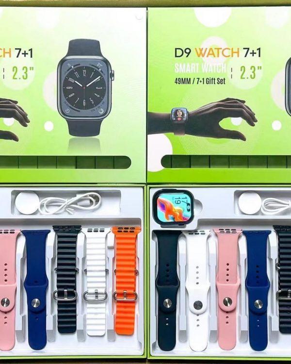 D9 Ultra smart watch series 9 with 7 straps