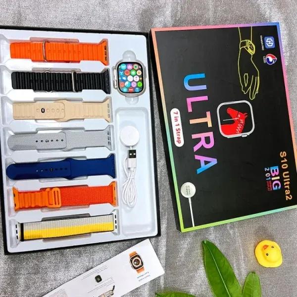 S10 Ultra 2 Smart Watch – Titanium Look, Bluetooth Calling