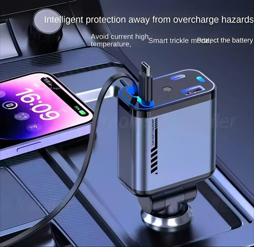 Adjustable car charger 20W product view