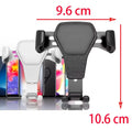Gravity car phone holder black