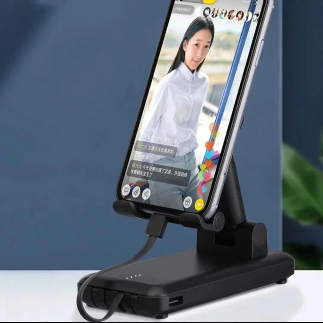 3-in-1 Bluetooth Speaker + Phone Stand – Foldable