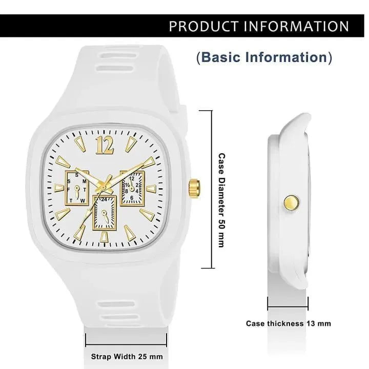 Black Lightweight Analogue Watch
