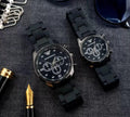 Black Chronograph Watch