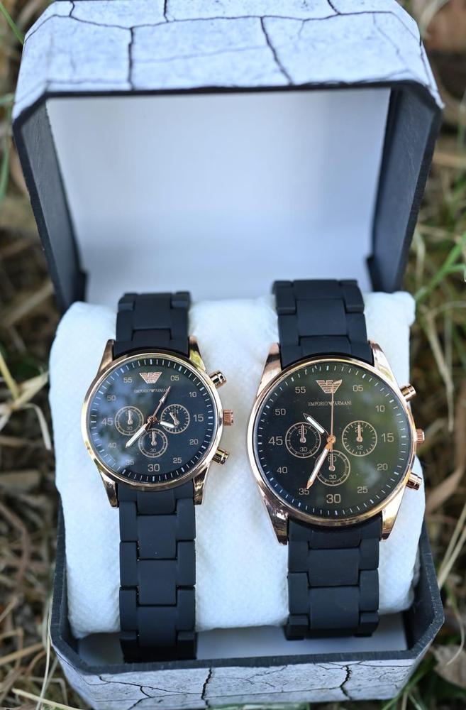 Black Chronograph Watch