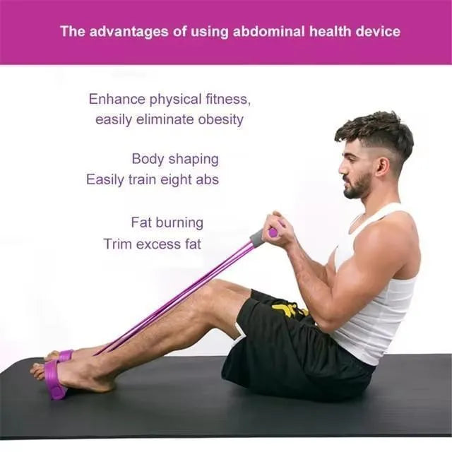 Home Fitness Pull Rope for Women – 4 Tube