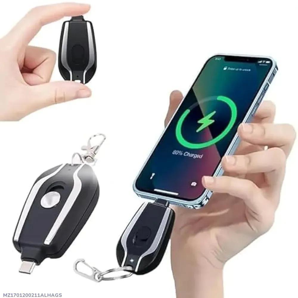 Keychain Power Bank – Emergency Charge, Pocket Size