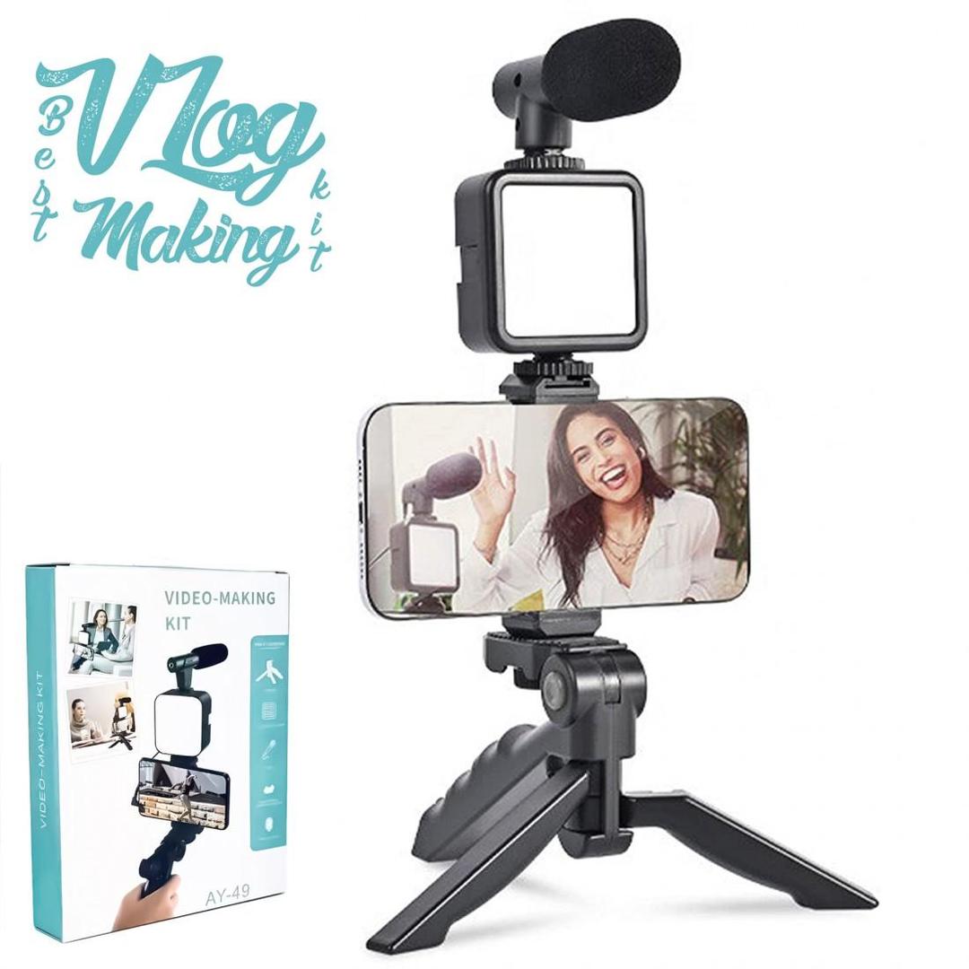 LED Ring Light + Microphone Set – Complete Content Creator Kit