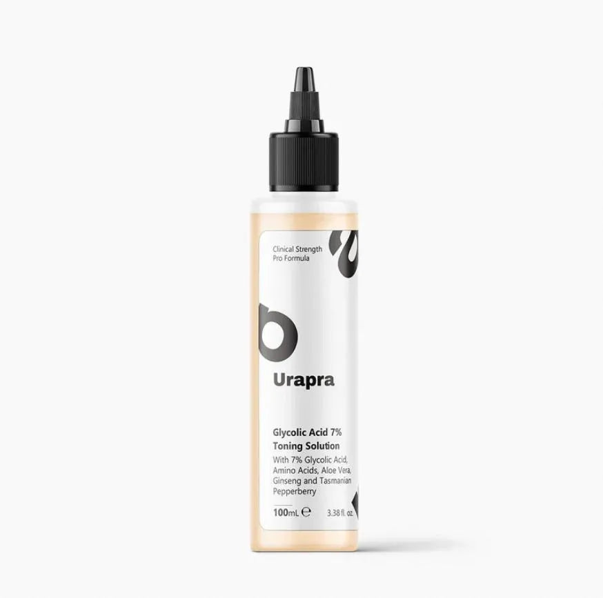 Glycolic acid 7 percent face toner 100ml bottle