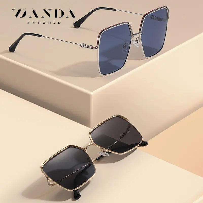 Gold Frame Polarized Sunglasses