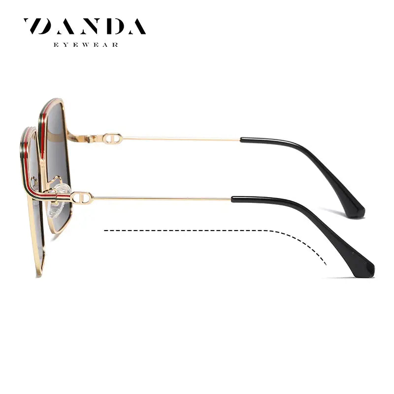 Gold Frame Polarized Sunglasses