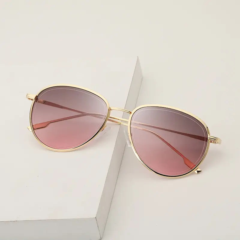 Aviator Sunglasses Gold Frame