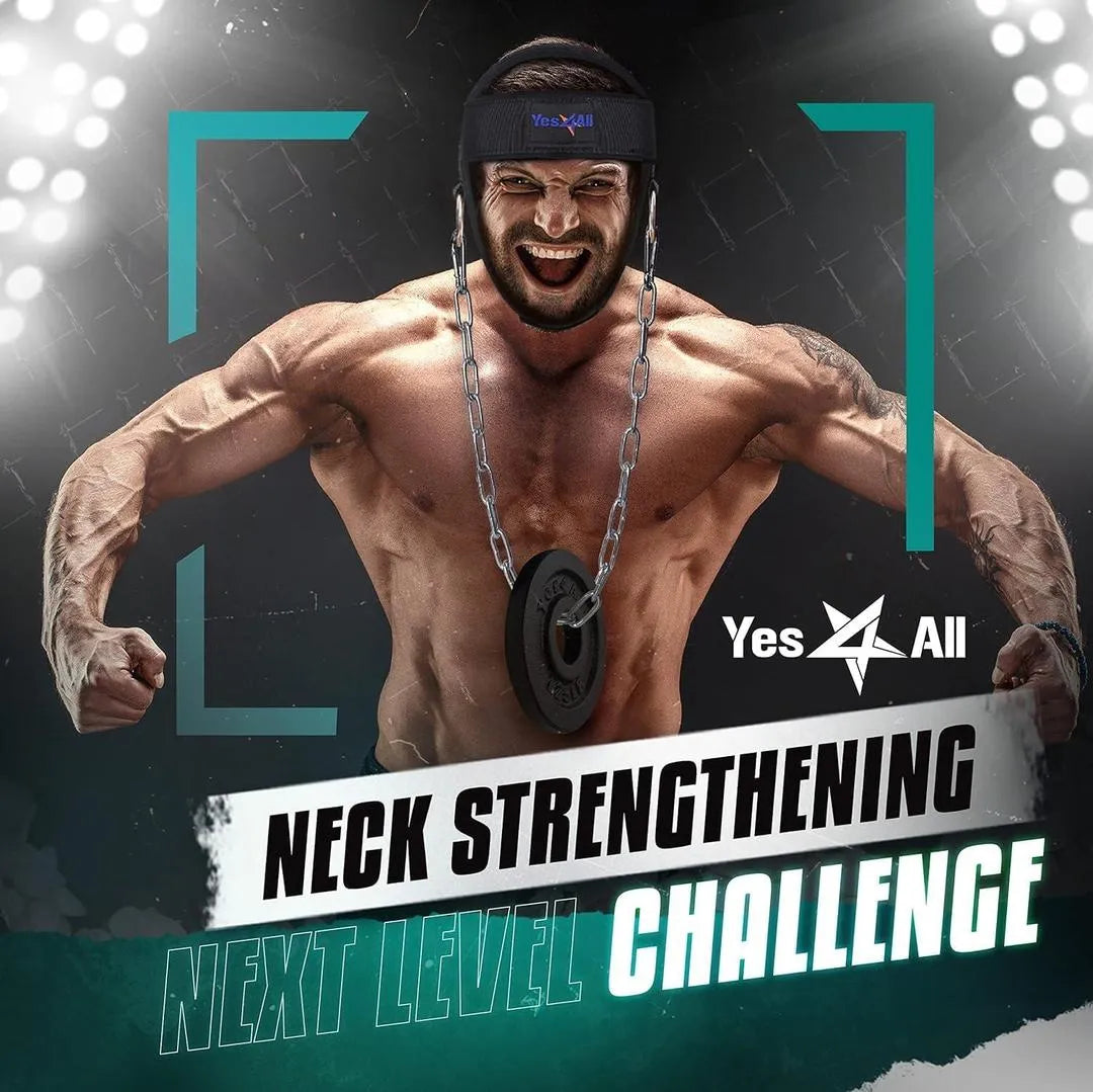 Steel Chain Neck Pull Rope – Gym Strength Trainer