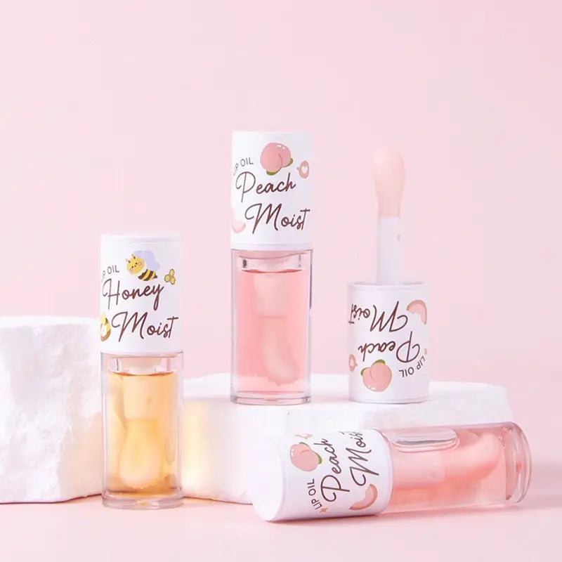 Pink Lip Oil – Glossy Shine with Moisture