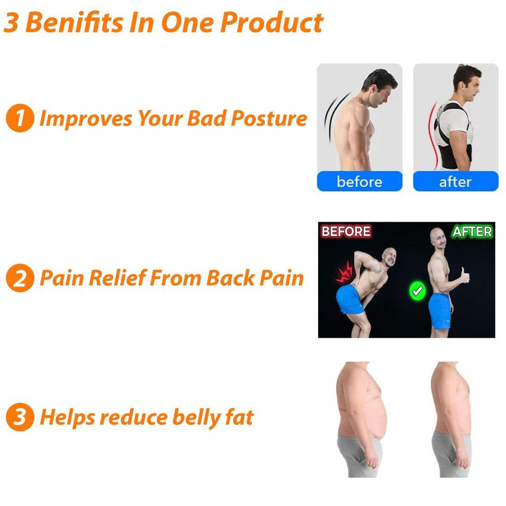 Nylon Posture Corrector Belt – XL & XXL Size