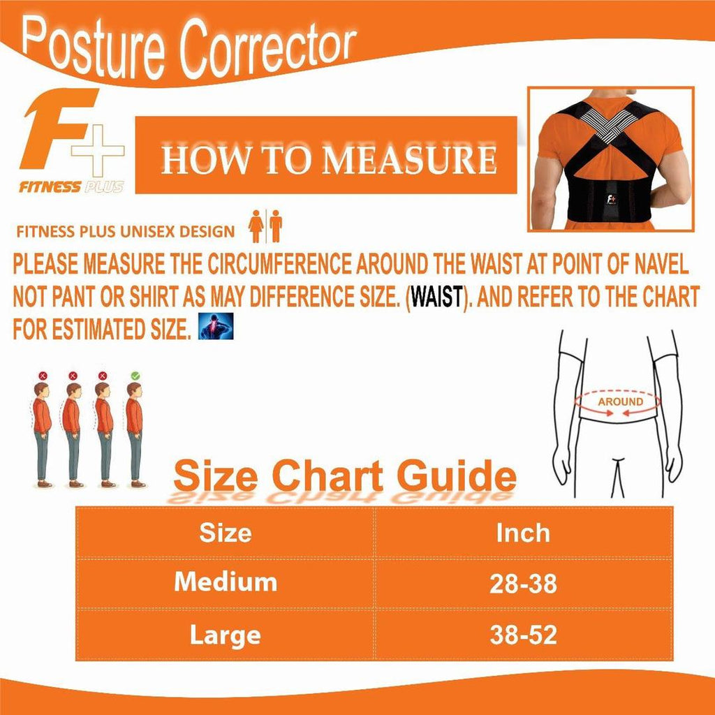 Nylon Posture Corrector Belt – XL & XXL Size