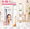 Rechargeable women's eyebrow and facial hair trimmer