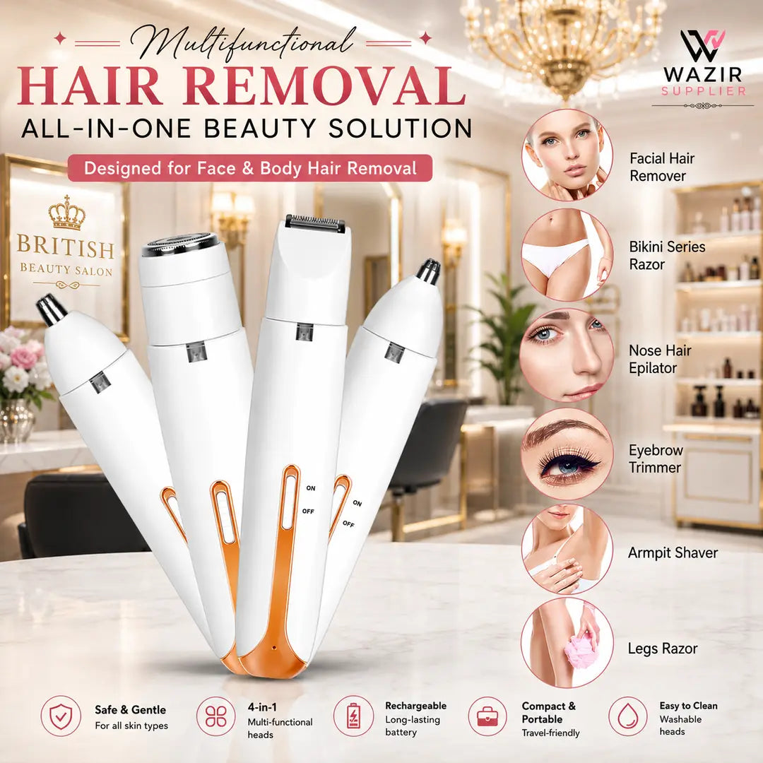 Women's Eyebrow & Facial Trimmer – Premium, Rechargeable