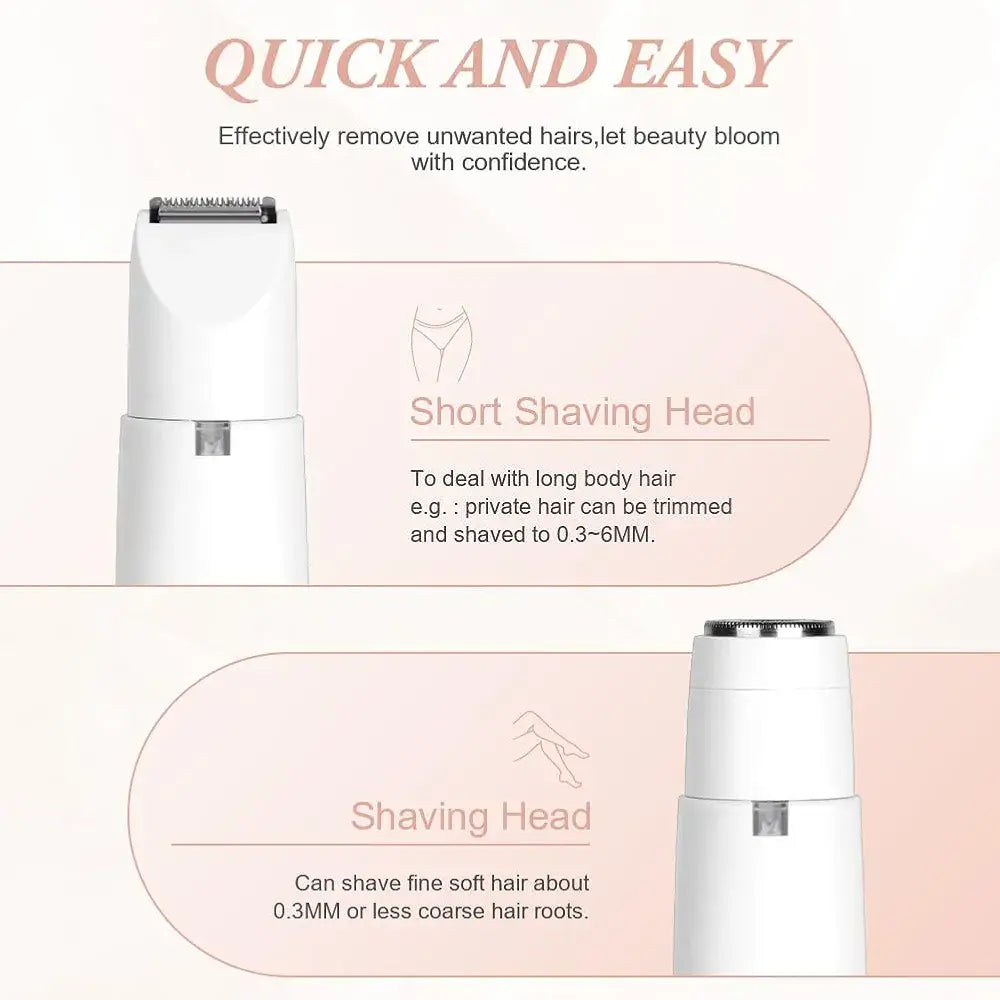 Women's Eyebrow & Facial Trimmer – Premium, Rechargeable
