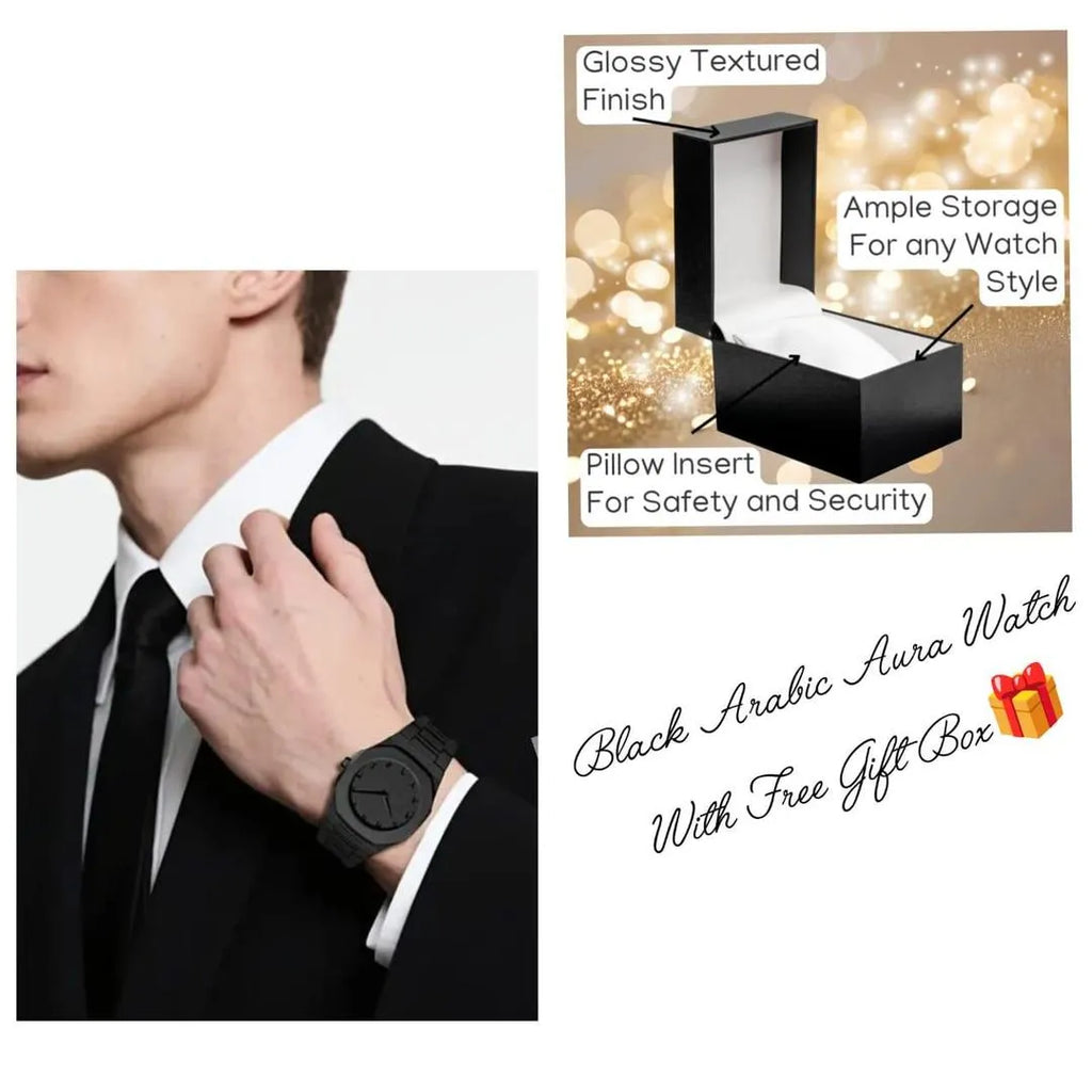 Carbon Fiber Black Aura Watch