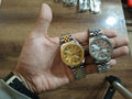 Luxury Chain Watch Gold Silver