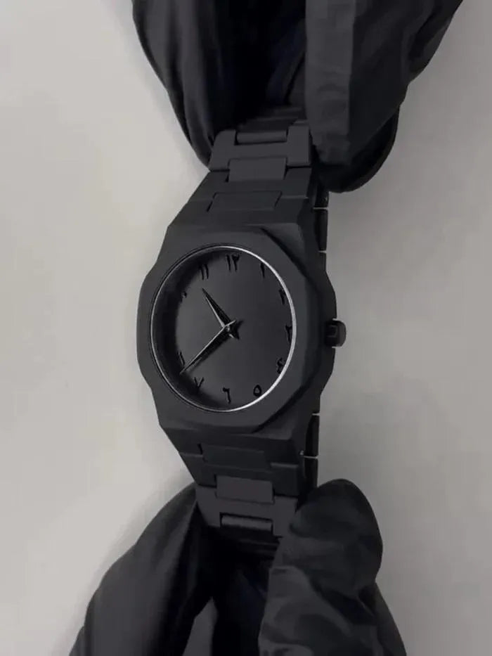 Black Aura Watch - Arabic Dial