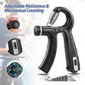 Adjustable hand gripper for home gym fitness training