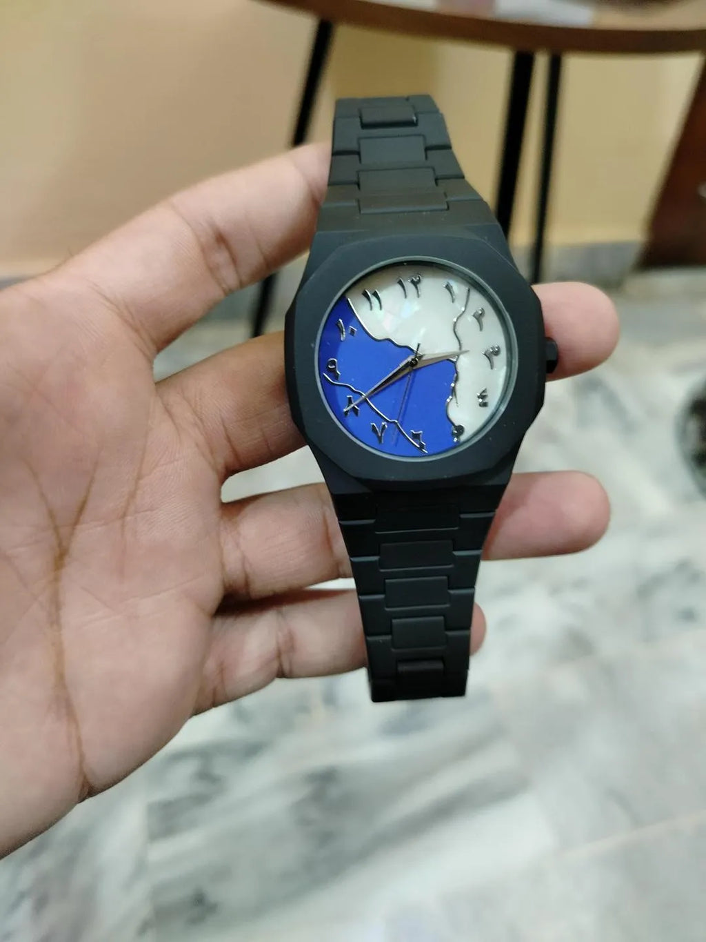 Aura Marble Dial Watch