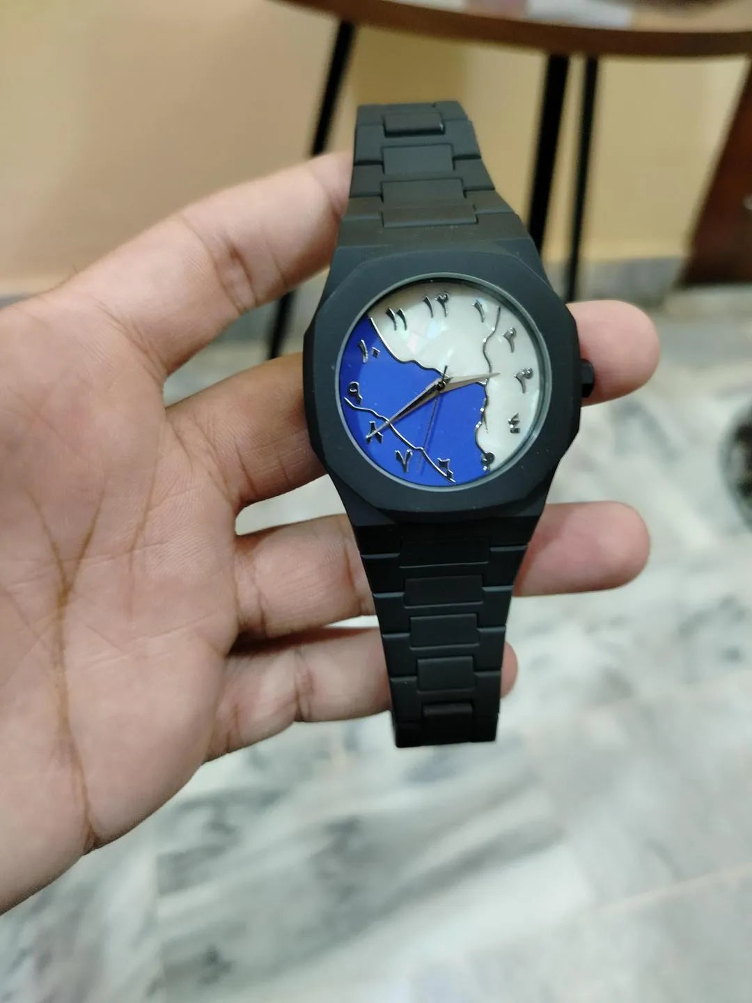 Aura Marble Dial Watch
