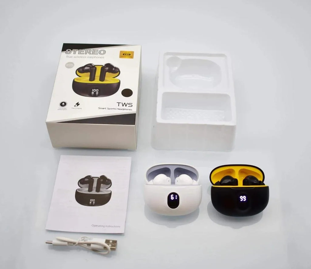Over-ear bluetooth headphones with noise cancellation