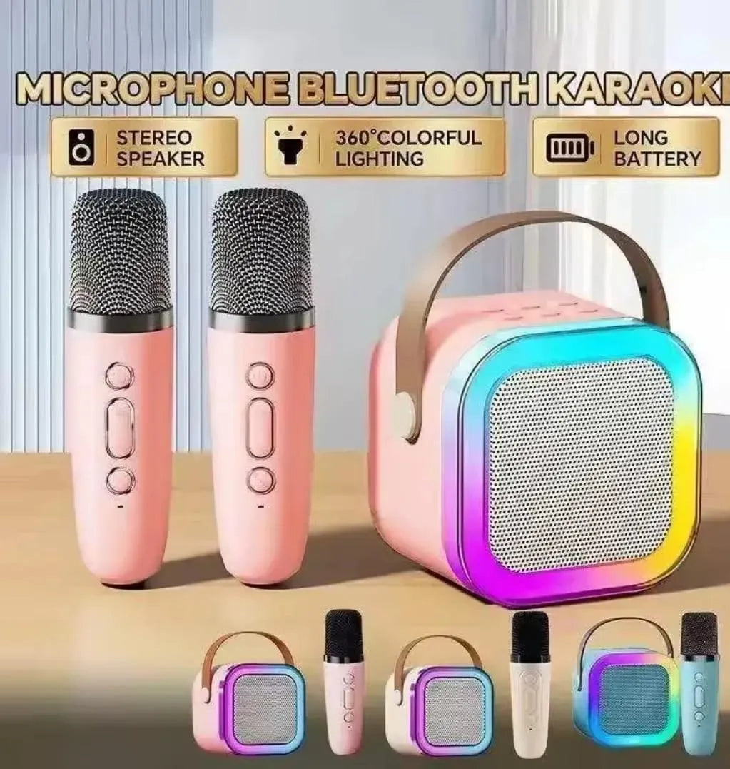 Party speaker with colourful LED lights
