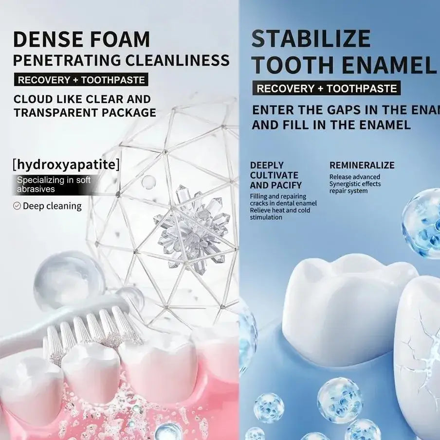 Nano Hydroxyapatite Teeth Whitening Toothpaste + Soft Brush