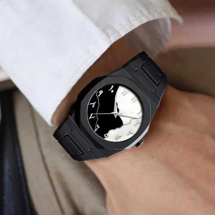 Carbon Fiber Analogue Watch 2mm Strap