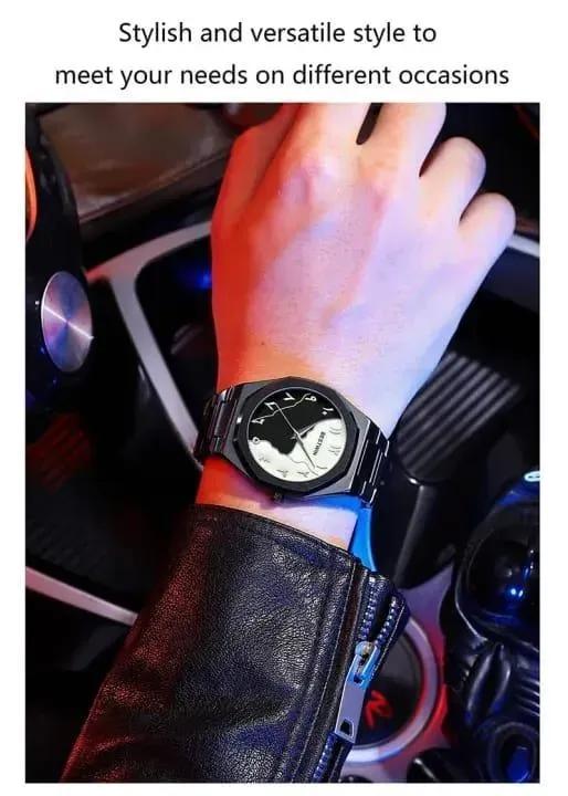 Carbon Fiber Analogue Watch 2mm Strap