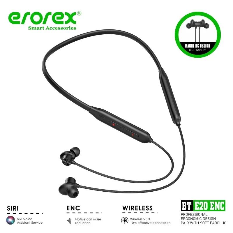 BT-E20 ENC Neckband – Bluetooth 5.3, Call Noise Cancelling