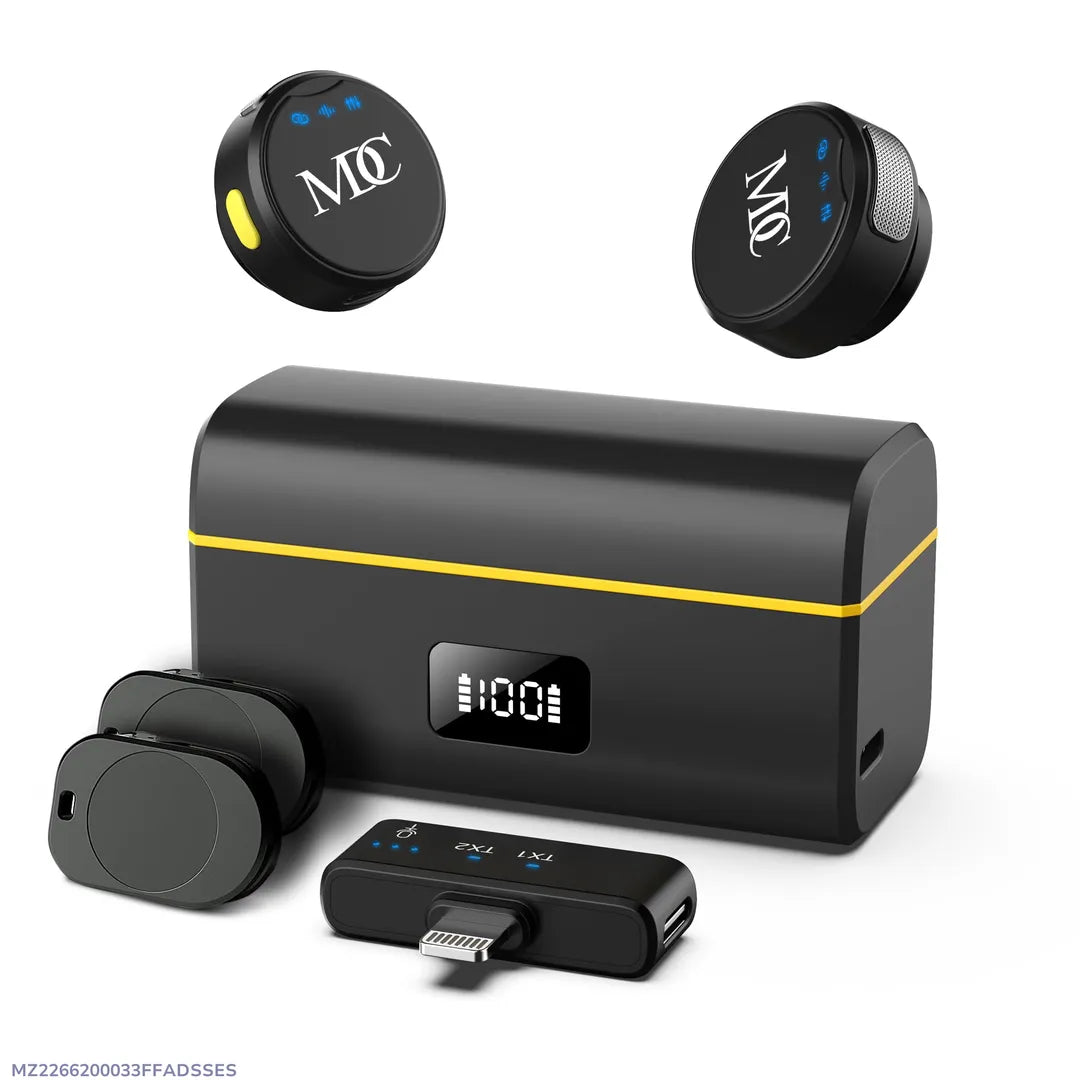 M9 Pro wireless microphone for video recording and streaming