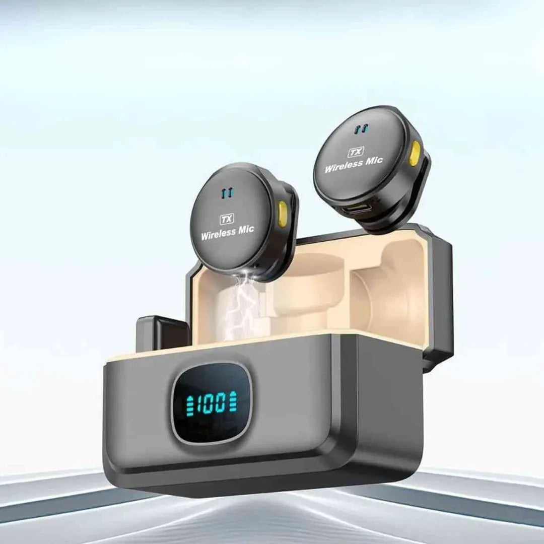 M9 Pro Wireless Microphone – Video Recording & Live Streaming