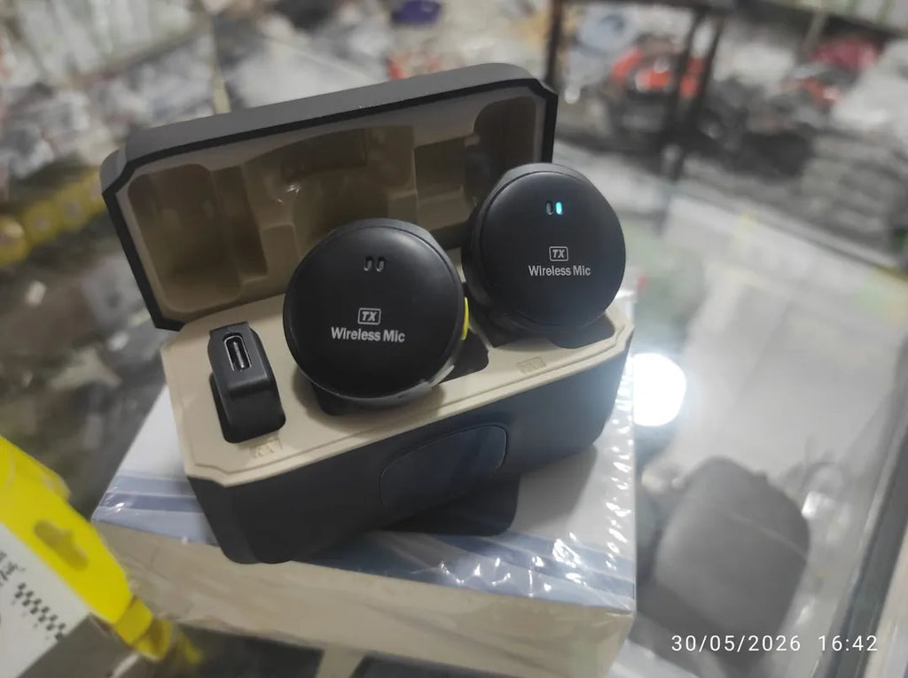 M9 Pro Wireless Microphone – Video Recording & Live Streaming