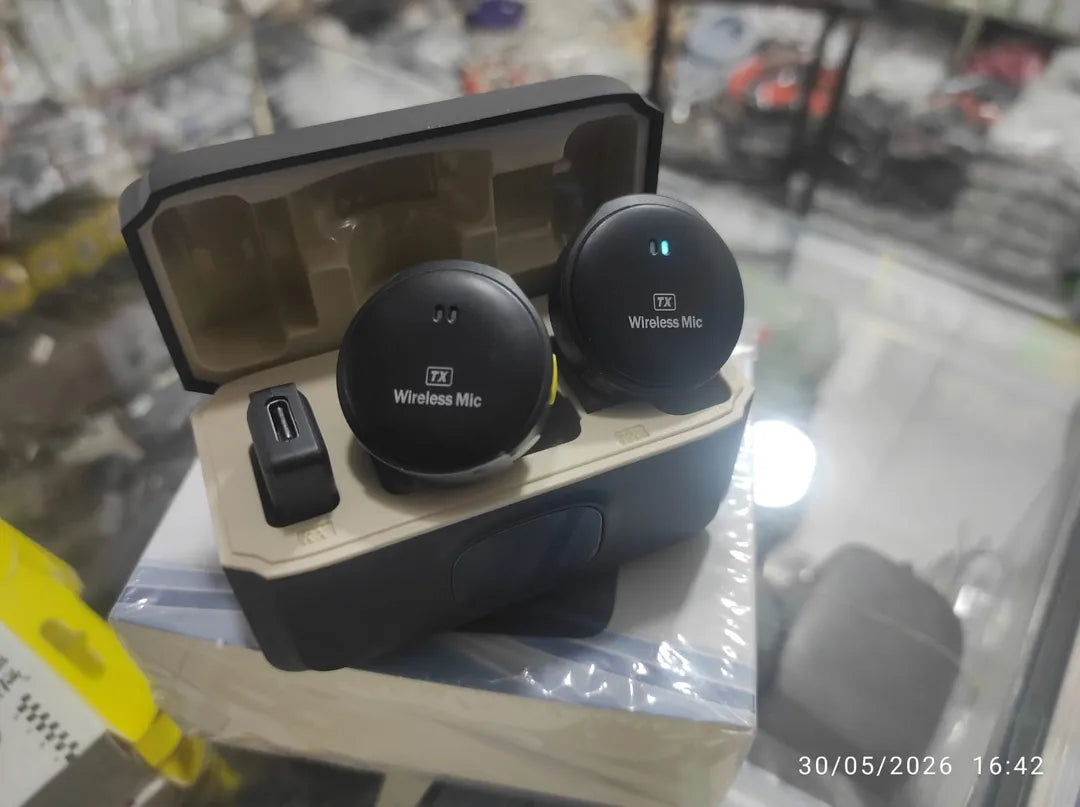 M9 Pro Wireless Microphone – Video Recording & Live Streaming