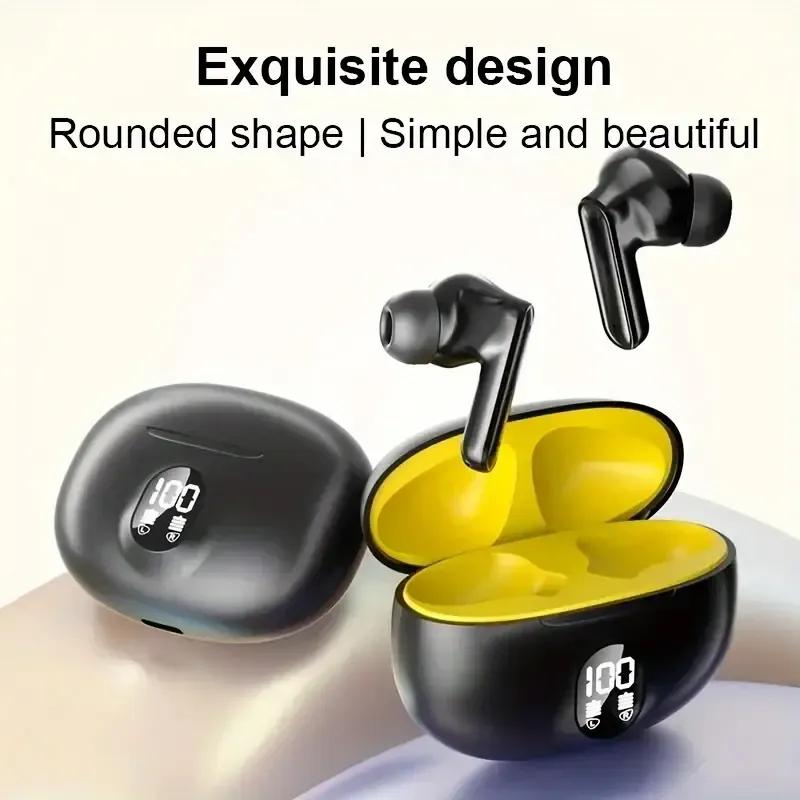 Wireless Bluetooth earbuds with bass and touch control