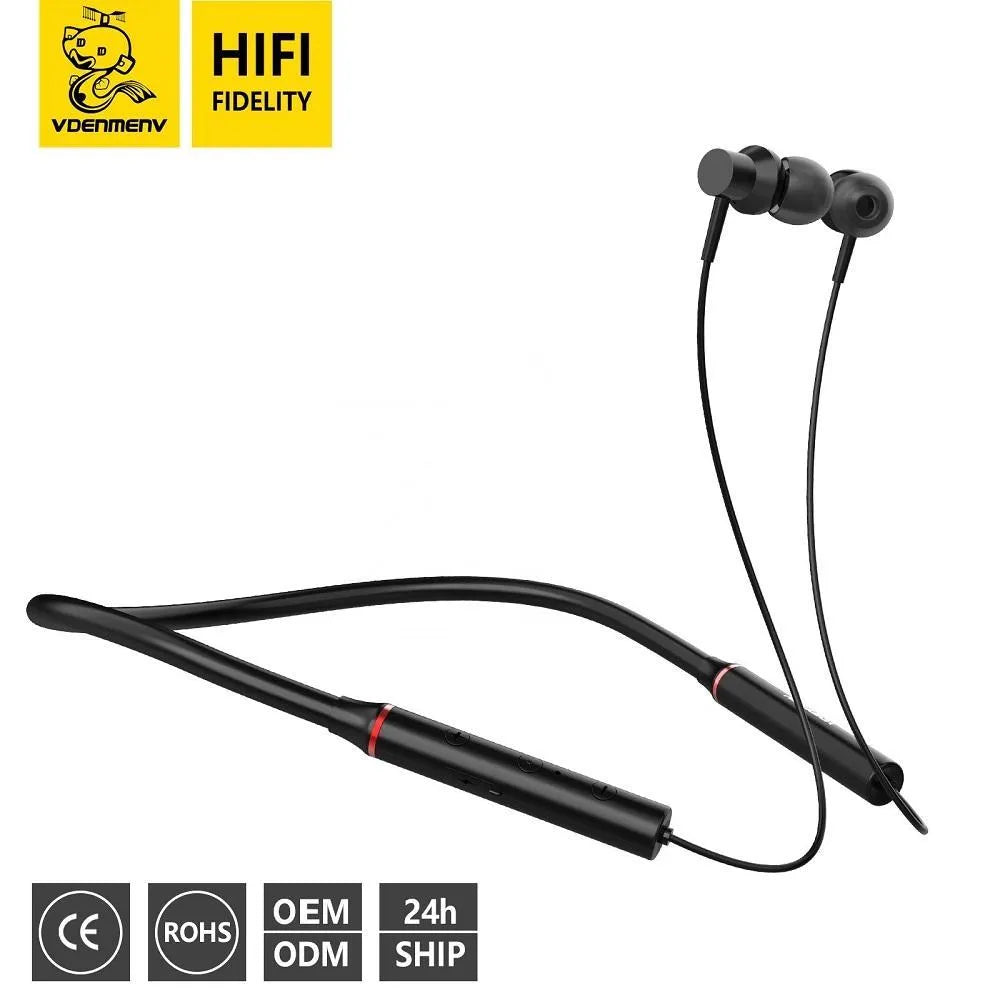 Wireless neckband with super bass and fast charge