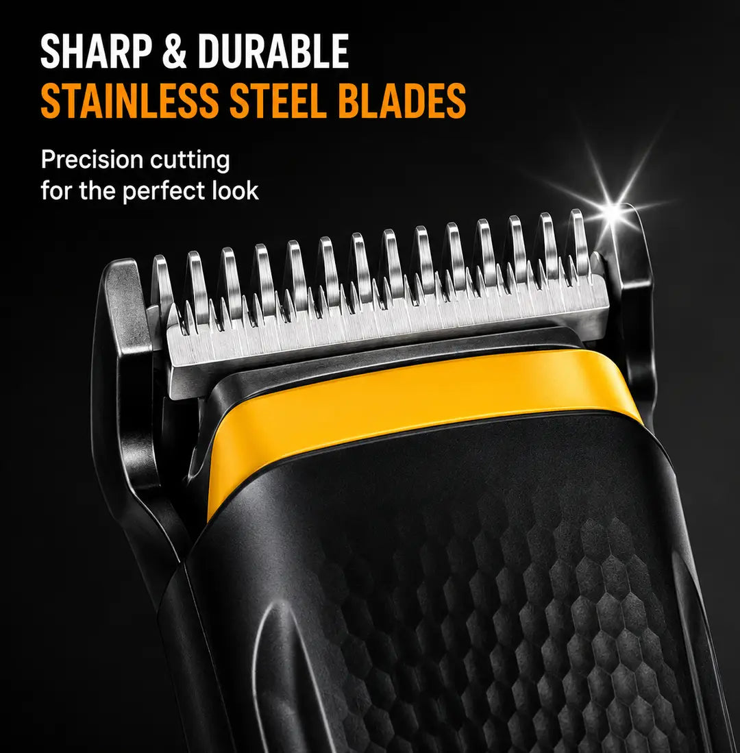 JAWA JW-822 Hair Trimmer – Floating Comb, Steel Blades