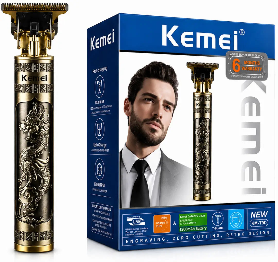 Kemei KM-T99 Trimmer – T-Blade Hair & Beard