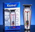 Kemei KM-034 Hair Clipper – T-Blade, Digital Display