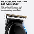 Kemei KM-1742 Hair & Beard Trimmer – Cordless, LED Display
