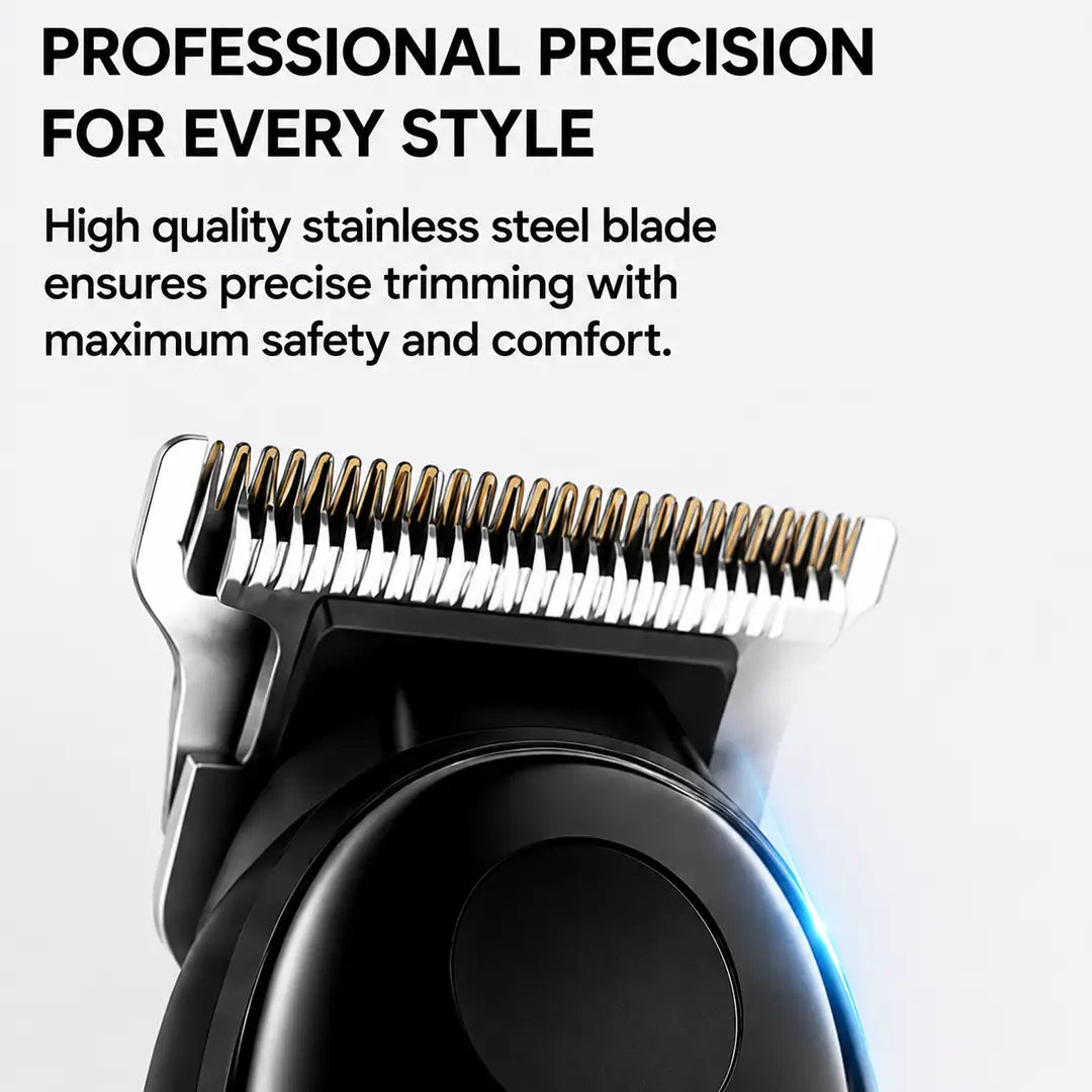 Kemei KM-1742 Hair & Beard Trimmer – Cordless, LED Display