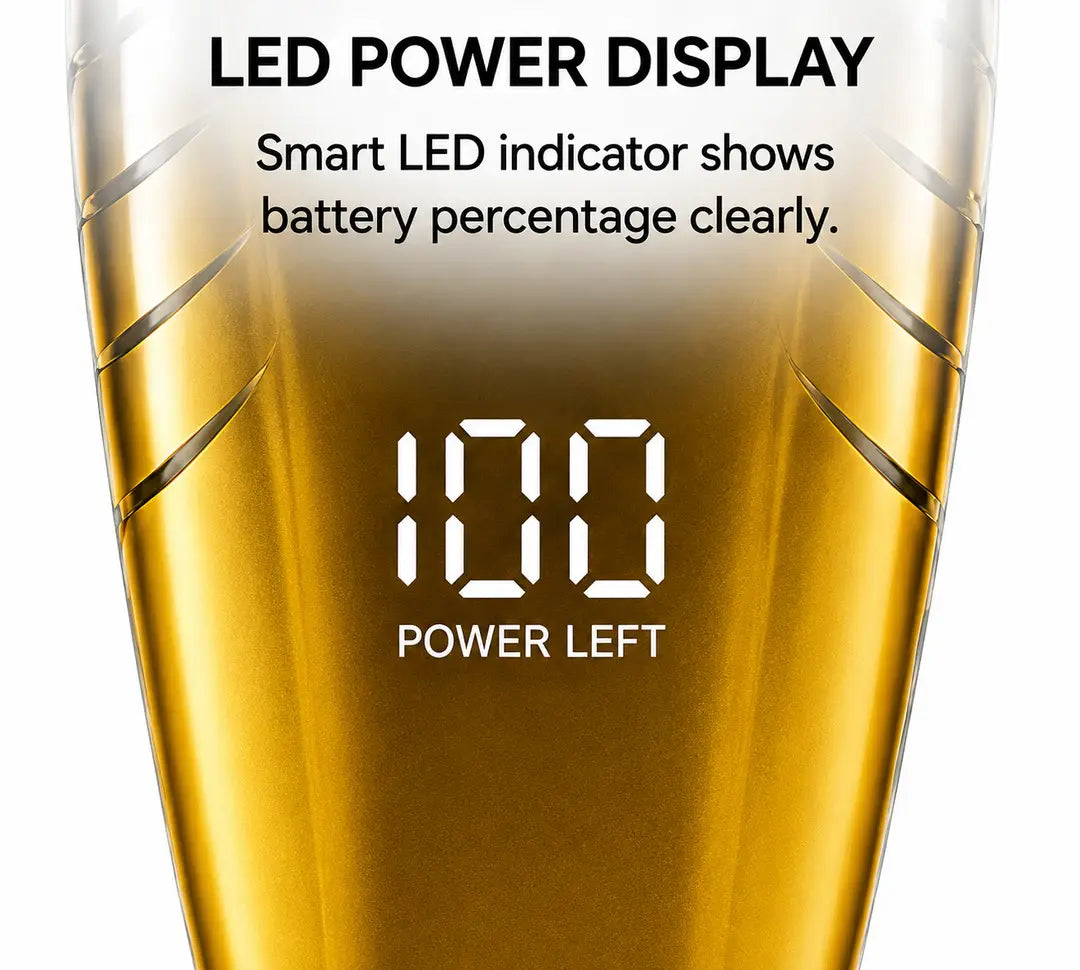 Kemei KM-1742 Hair & Beard Trimmer – Cordless, LED Display