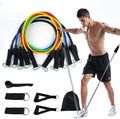 Men resistance bands set for gym training