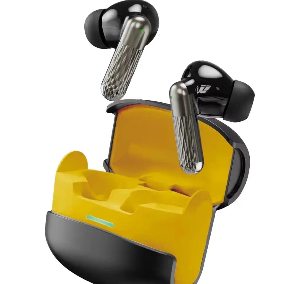 U39 Bluetooth earbuds close up